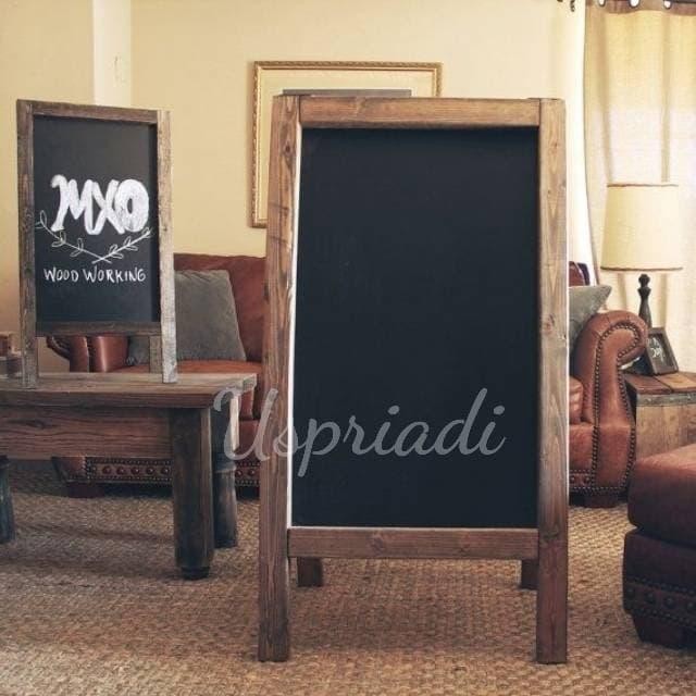 

Promo PAPAN TULIS KAPUR 2 MUKA PAPAN BOARD KAYU PAPAN MENU CAFE DEKORASI PER - Coklat rustic terlaris