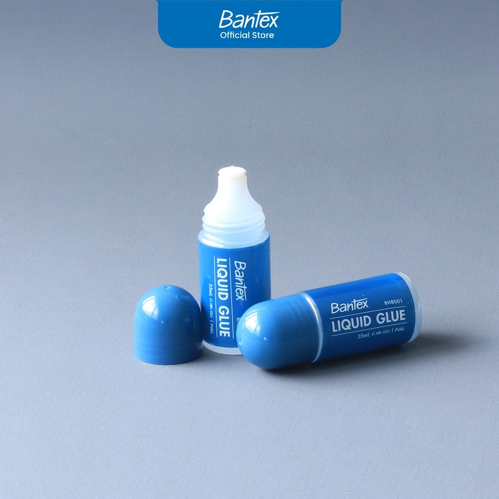

(PCS) Bantex Lem Kertas Cair 35 ml / Liquid Glue Bening BH8001
