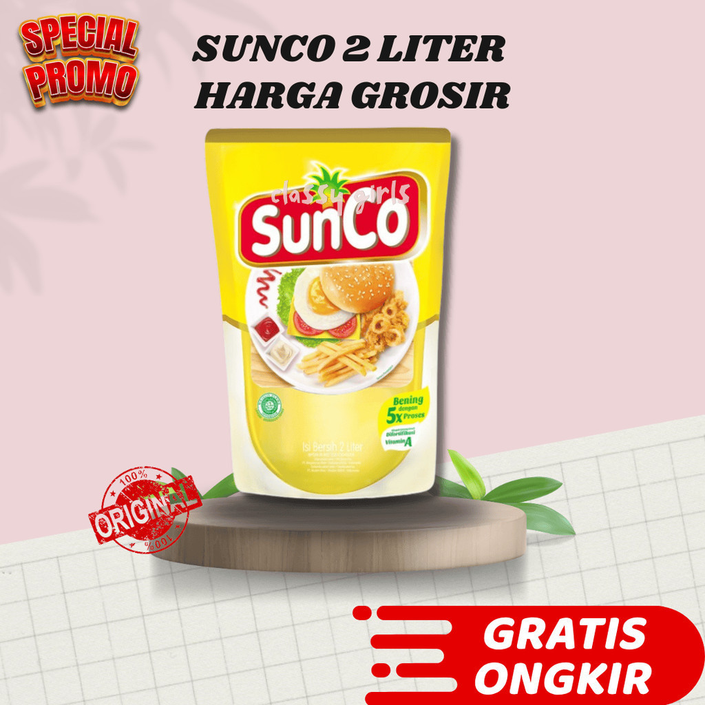 

MINYAK GORENG SUNCO POUCH 2 LITER
