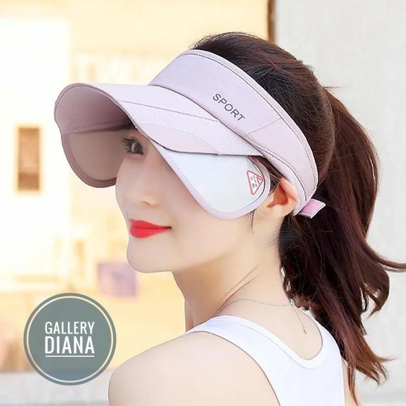 Topi Fashion Wanita Golf Anti Uv Import