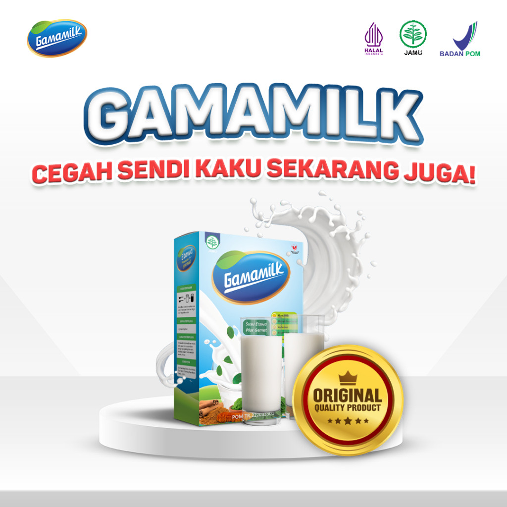 

SUSU ETAWA GAMAT GAMAMILK - Mencegah Masalah Sendi Kaku ORIGINAL 100% 26