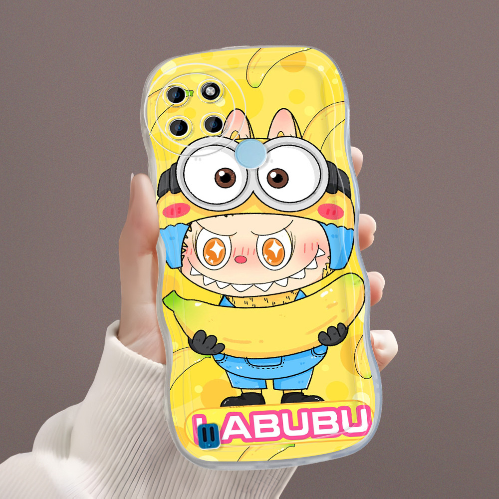 Realme C21Y C25Y Case Softcase Casing Hp Kesing Soft  Kartun Lucu Cassing Labubu 4755