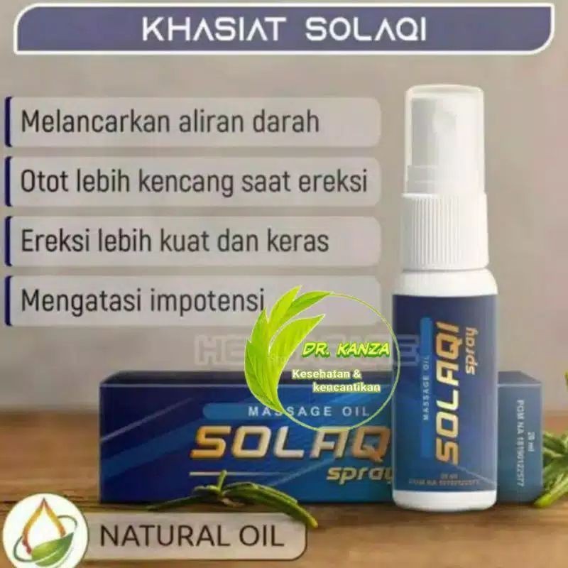 SOLAQI SPRAY OBAT  UNTUK PRIA SPRAY RESMI BPOM (PRODUK ORIGINAL)