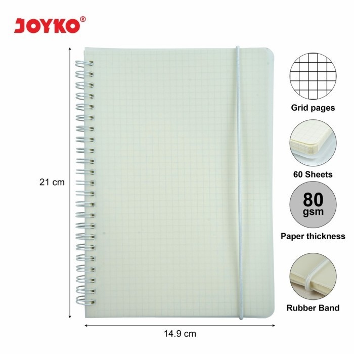 

Joyko Notebook Diary Agenda Buku Catatan NB-700 - Grid / Kotak2