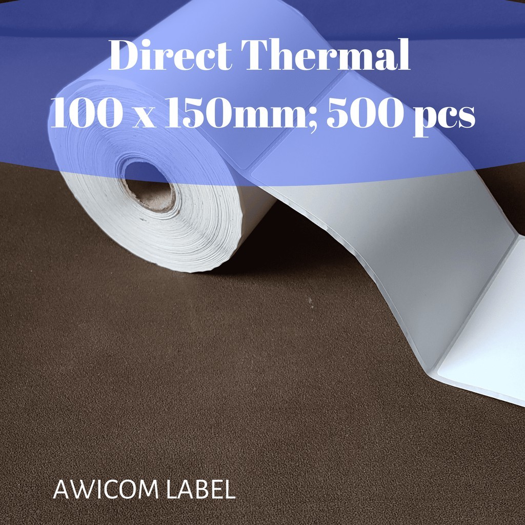 

lkjj Label Barcode Direct Thermal 100 X 150 mm 100x150 4x6" isi pcs ukuran A6