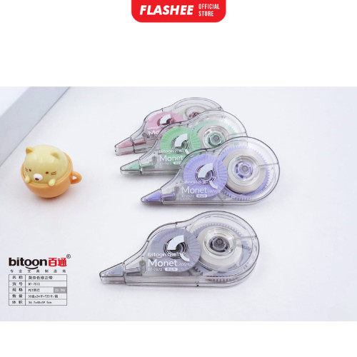 

Flashee Correction Tape Students Tipe-x Bitoon Monet Penghapus Pena Tip X Kertas Mini