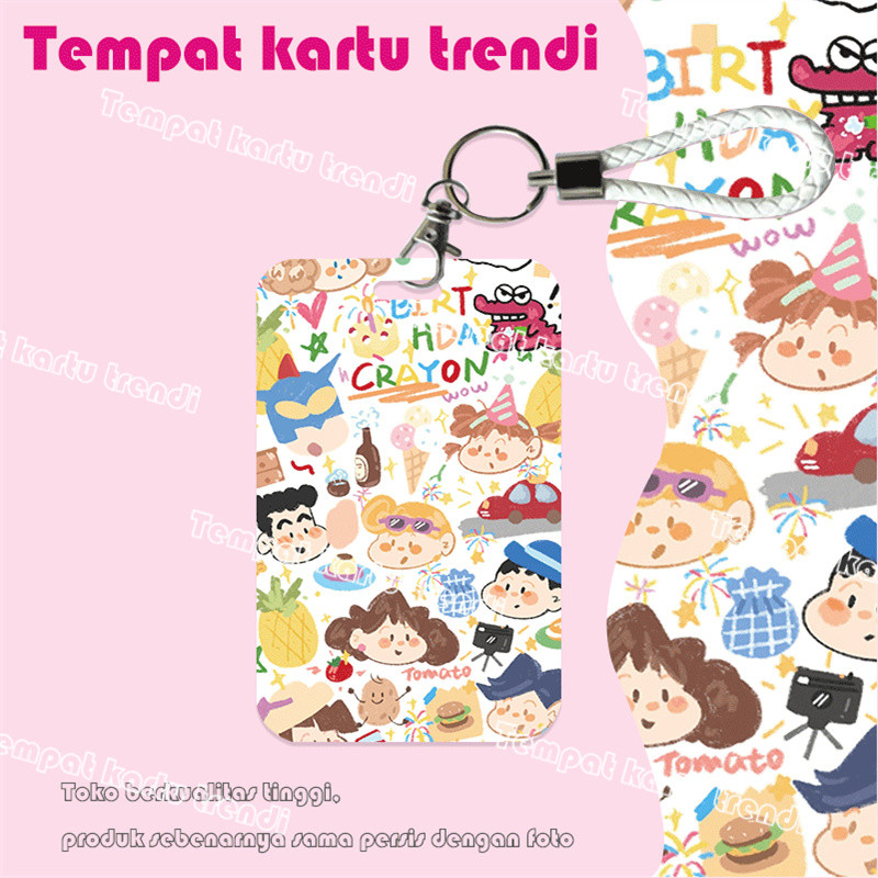 

ID CARD HOLDER, tempat kartu Kawaii Crayon Shin-chan, cocok untuk kantor/sekolah, tempat kartu pelajar/tempat kartu transportasi, tempat kartu akses, tempat kartu identitas penduduk, tempat kartu nama.