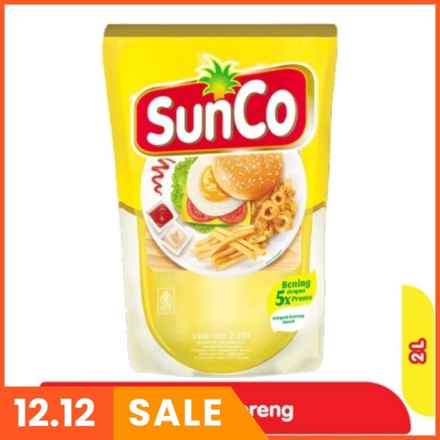 

SunCo Minyak Goreng Pounch 2 L Murah 12.12 promo