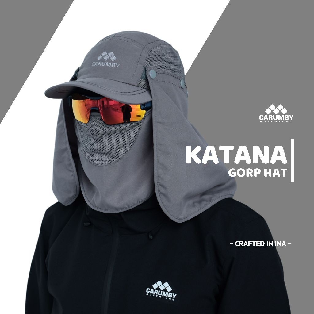 VG61 Topi Gunung Lapangan Katana Carumby Adventure Pria Wanita