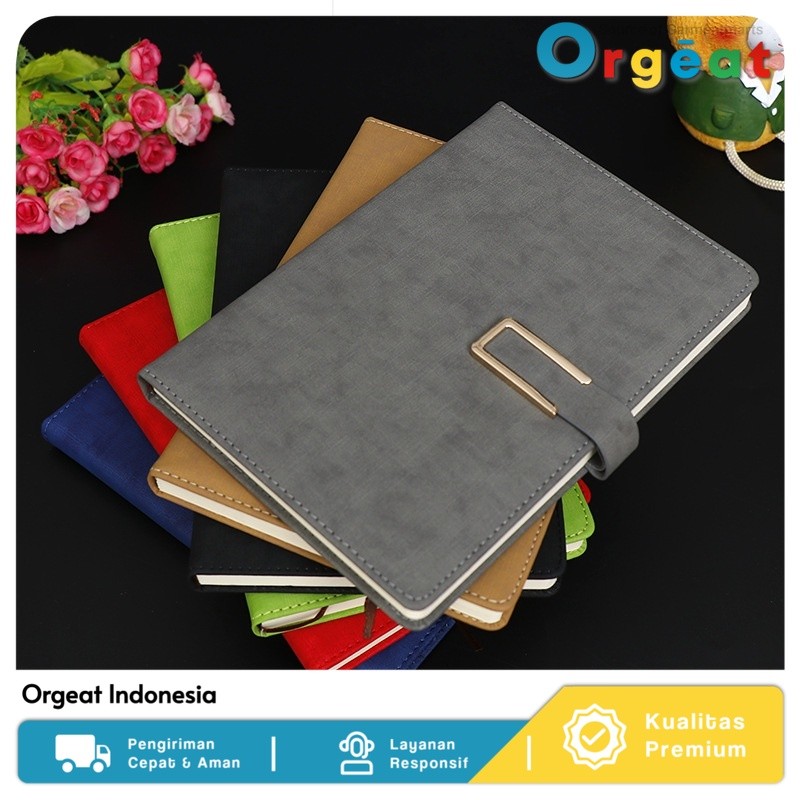 

Buku Catatan Kerja Cover Kulit Kertas A5 Original Orgeat Indonesia