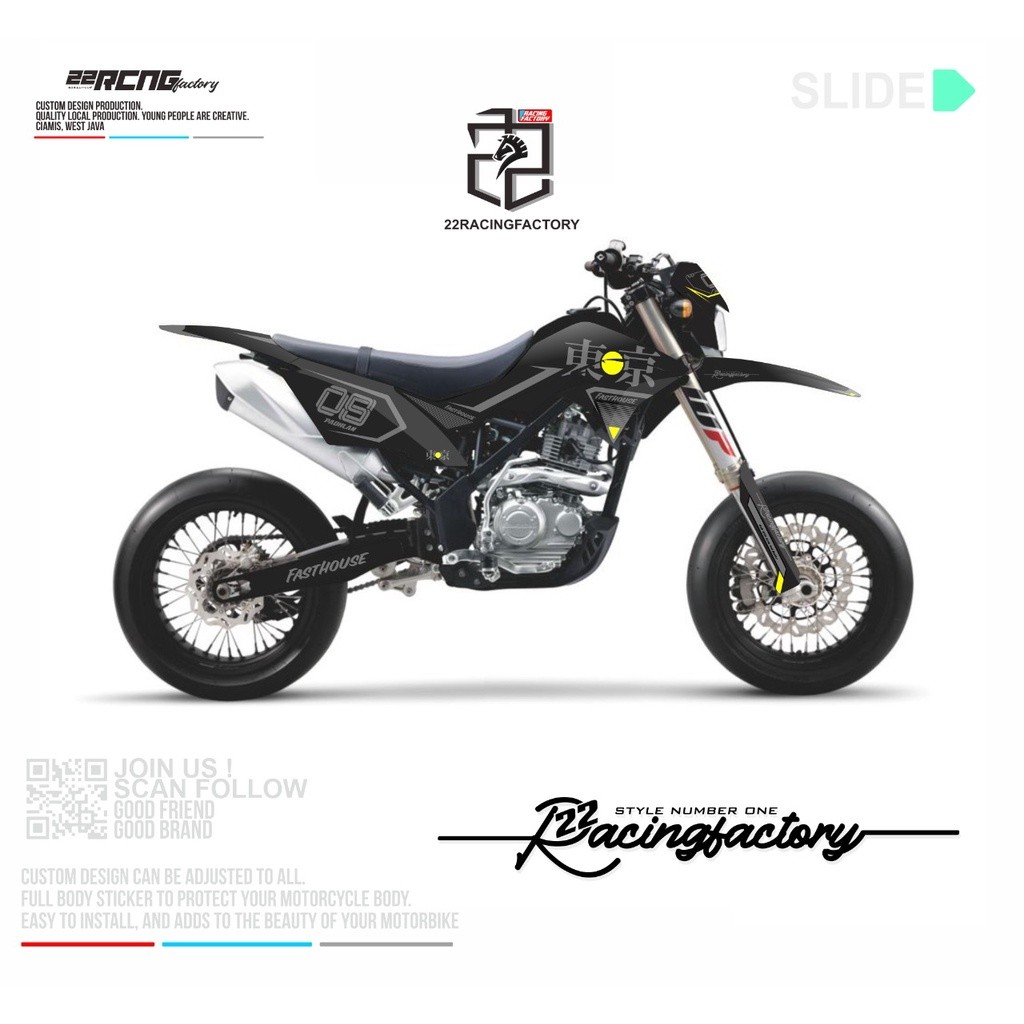 DECAL STIKER KLX DTRACKER KLX S/OLD FULLBODY CUSTOM