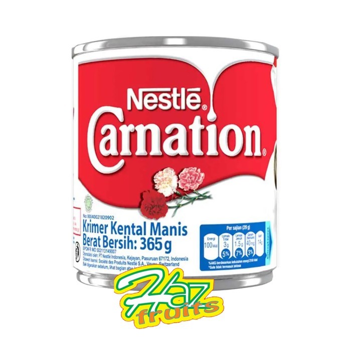 

Nestle Carnation Krimer Kental Manis 365 Gram