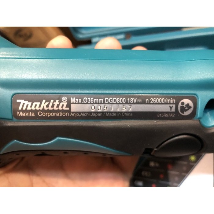 MESIN CORDLESS DIE GRINDER MAKITA DGD 800 / MAKITA DIE GRINDER DGD 800