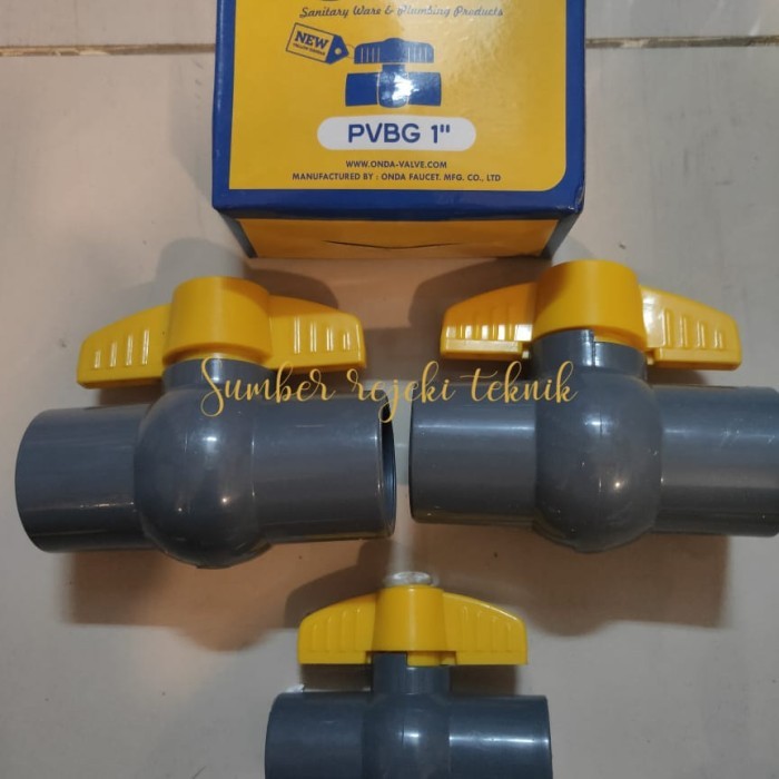 STOP KRAN PVBG POLOS ONDA 1INCH