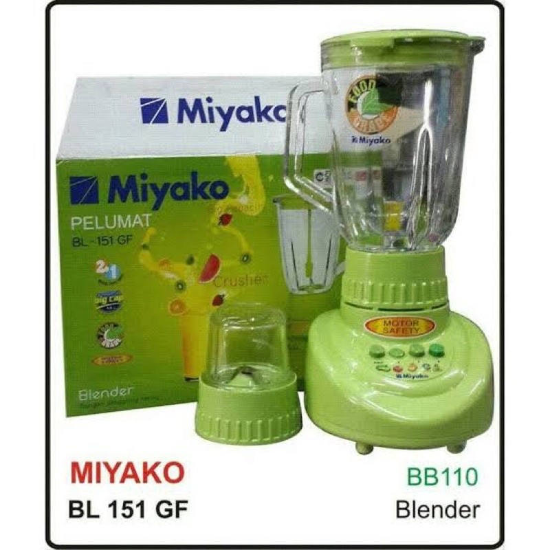 blender miyako 2in1 kaca