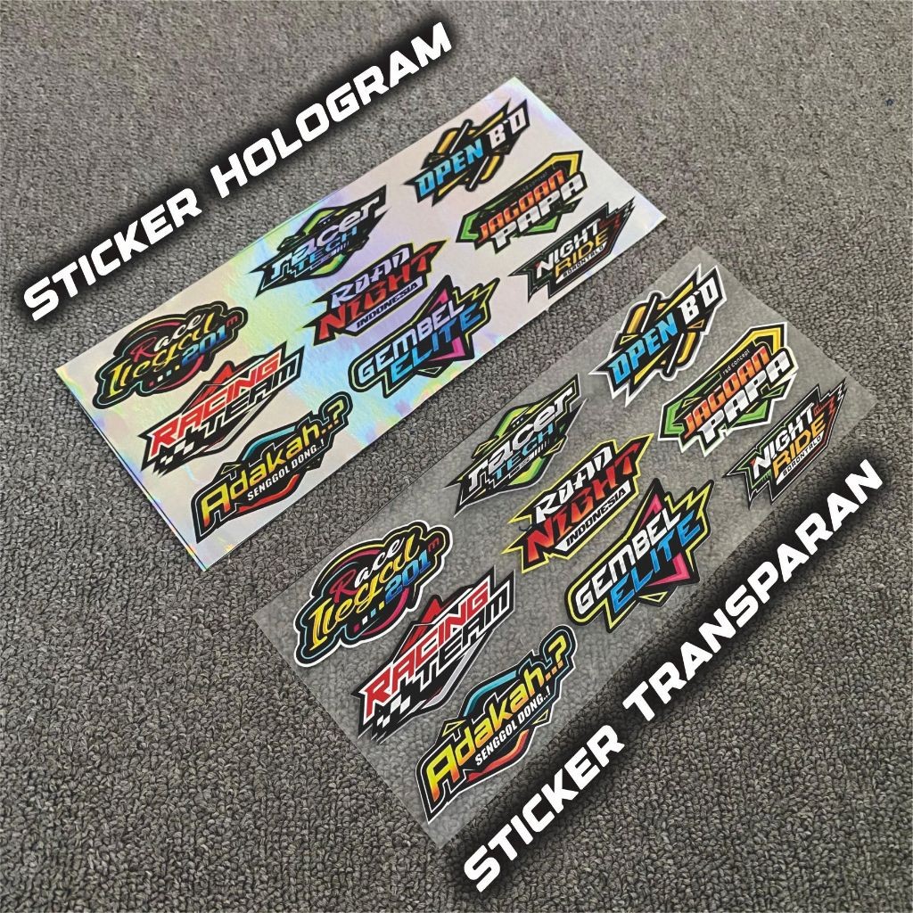 Sticker Racing Sticker Herex Sticker 2 Tak - Sticker Racing Sticker Pack