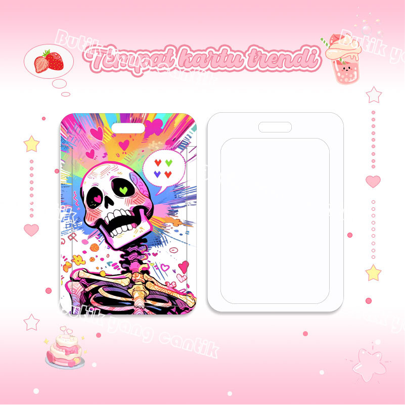 

ID Card Holder, Tempat Kartu Tengkorak Modis, Cocok untuk Kantor/Sekolah, Kartu Pelajar/Kartu Angkutan, Kartu Akses, KTP, Flazz, Kartu Kredit Elektronik dan Uang Elektronik.