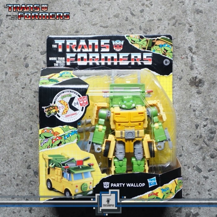 Transformers Collaboration 2024 TMNT PARTY WALLOP Pizza Van Teenage Mutant Ninja Turtle