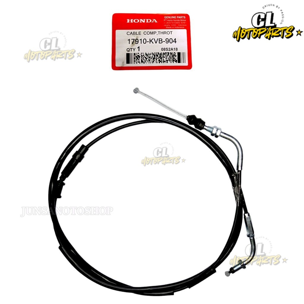 CL - KABEL GAS BEAT VARIO BEAT BEAT FI SCOOPY SPACY BEAT POP VARIO 110 TECHNO MATIC HONDA [KVB] TALI