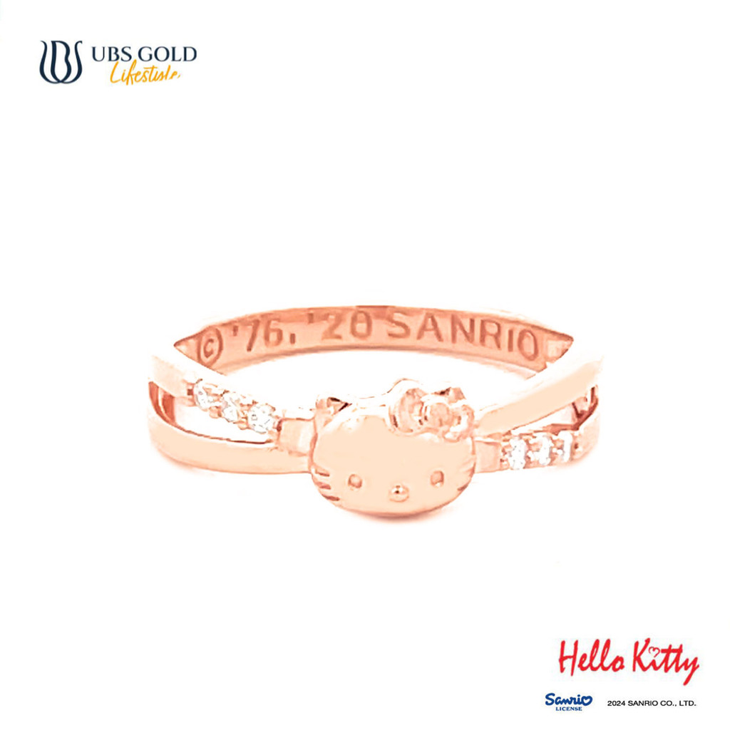 UBS Gold Cincin Emas Sanrio Hello Kitty - Ccz0015 - 17K