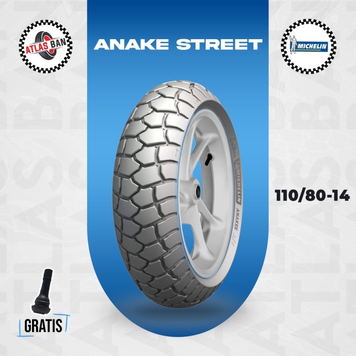 Ban Depan Tubles Motor HONDA ADV 150 MICHELIN ANAKEE STREET 110/80 Ring 14