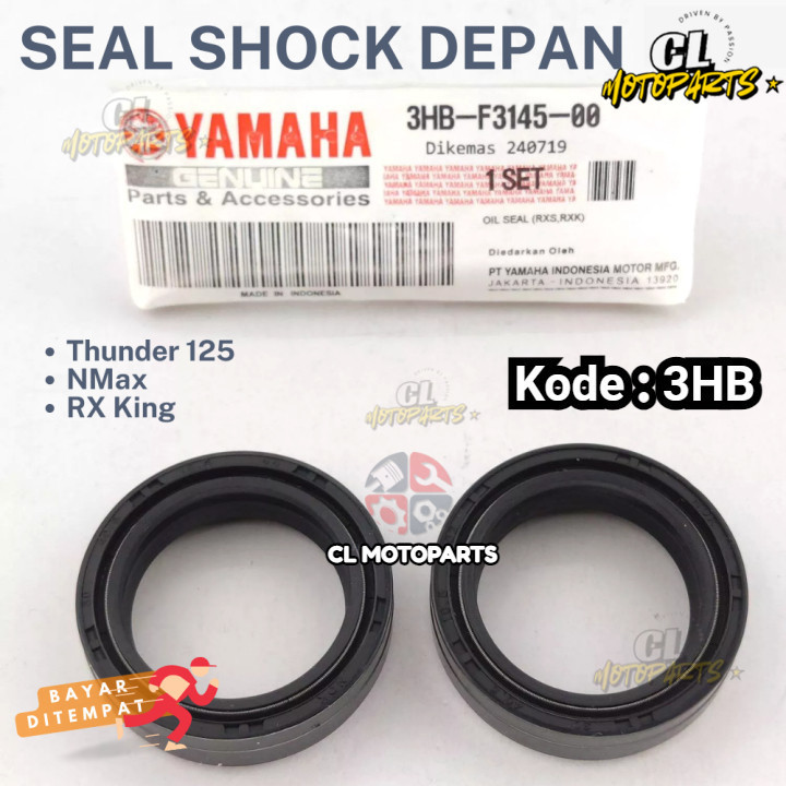 CL - SEAL SHOCK DEPAN RX KING NMAX THUNDER 125 AEROX [3HB] SIL RXK RXKING N MAX SEALSOCK SEALSHOCK S