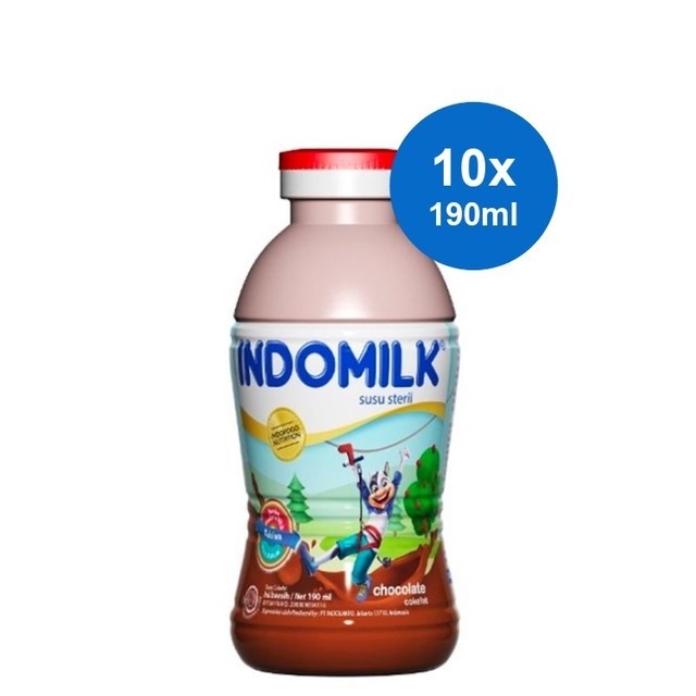 

Indomilk Susu Steril Coklat Botol 190 mL x 10