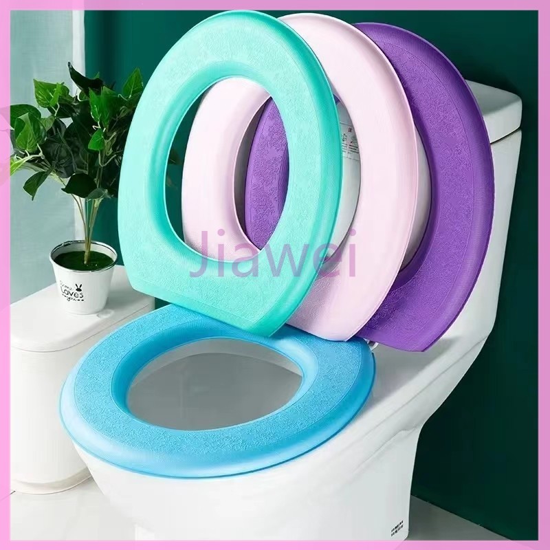 Alas Toilet Duduk Seat Cover Toilet Duduk Washable Pelindung Dudukan Toilet Lembut