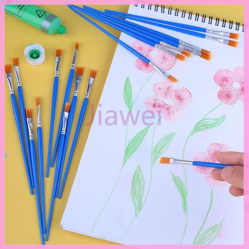 

Jiawei Kuas Nilon Cat Air Rambut/Kuas Cat Minyak Runcing Datar - Kuas Seniman Kuas Lukis Kuas Ujung Datar untuk Melukis / Kuas Lukis Acrylic Nylon Wool Cat Water (1pc)