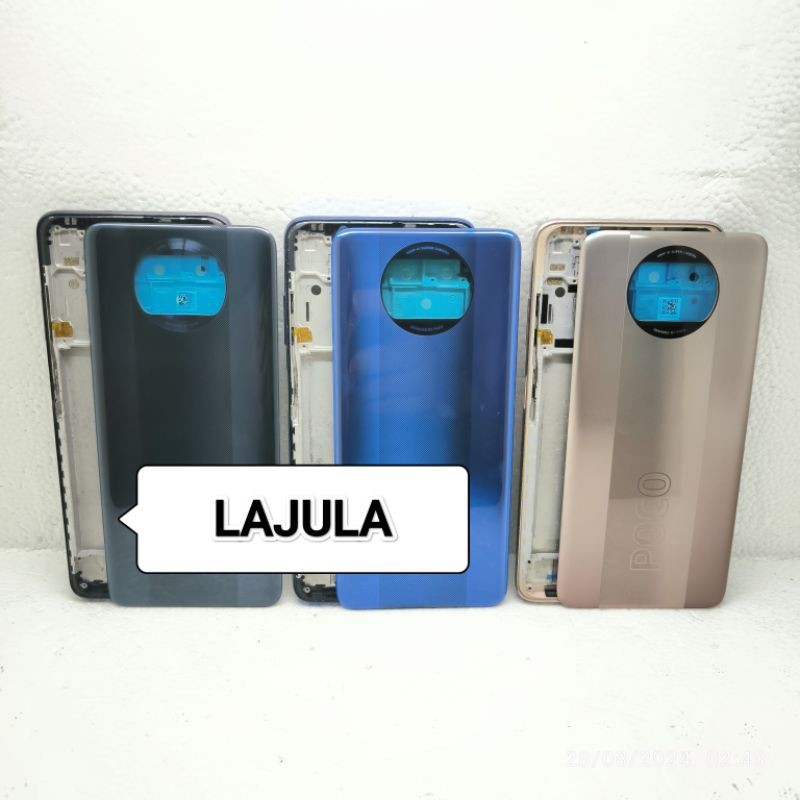 KESING HOUSING CASING XIAOMI POCO X3 / POCO X3 PRO FRAME + BACKdOOR ORIGINAL