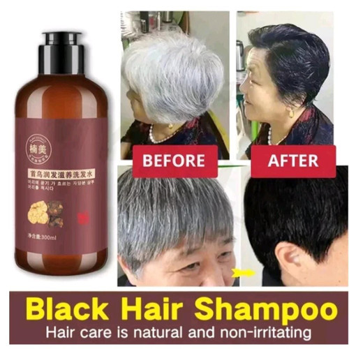 Shampoo Penghitam Rambut / Menghitamkan Rambut Uban / Perawatan Rambut / Menutrisi Akar Rambut Perma