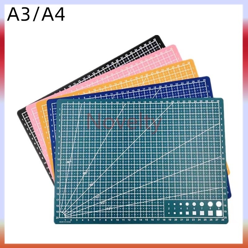 

Novelty A3/A4 Cutting Mat/PVC Cutting Mat Cutting Mat Dua Sisi Alat DIY Cutting Board