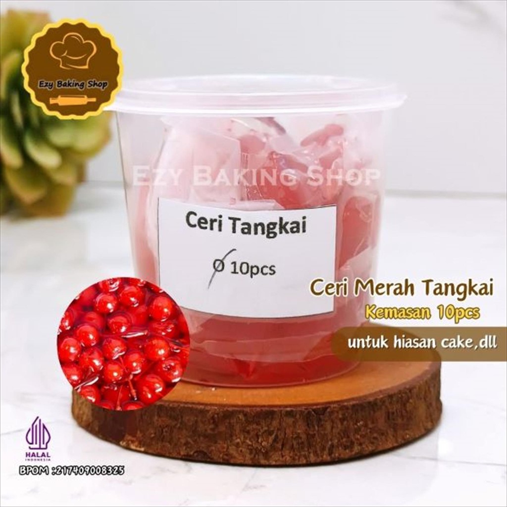 

Ceri Merah Tangkai 10pcs