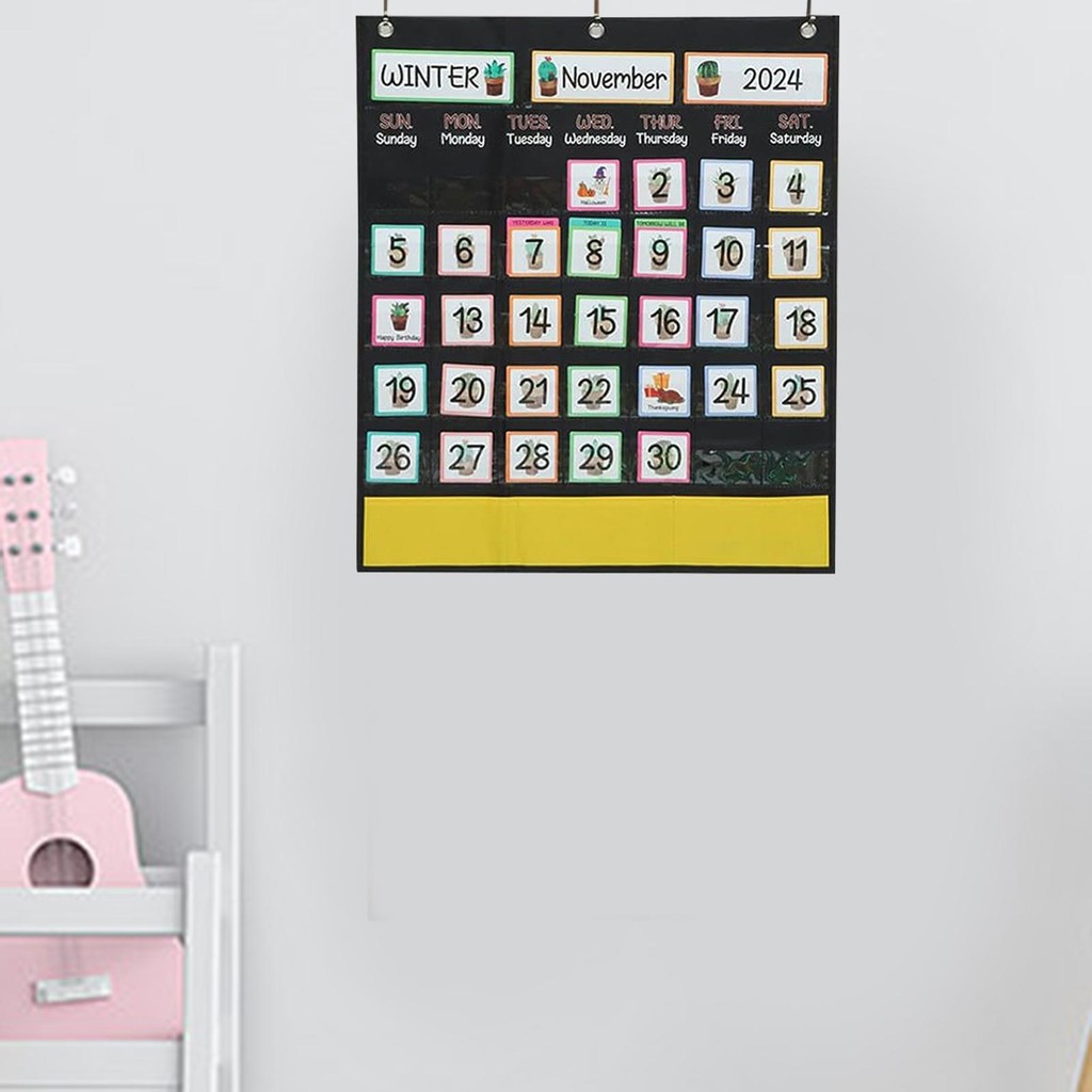 

Calendar Pocket Chart Homeschool Back Preschool Weekly Calendar Festival