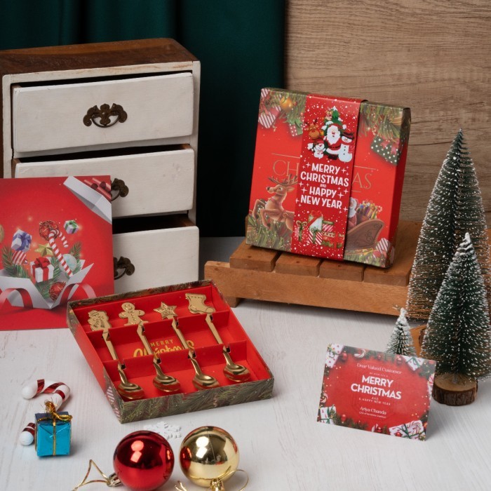 

PetiteMaison Christmas Spoon with Giftbox / sendok kado hampers natal - Tipe B