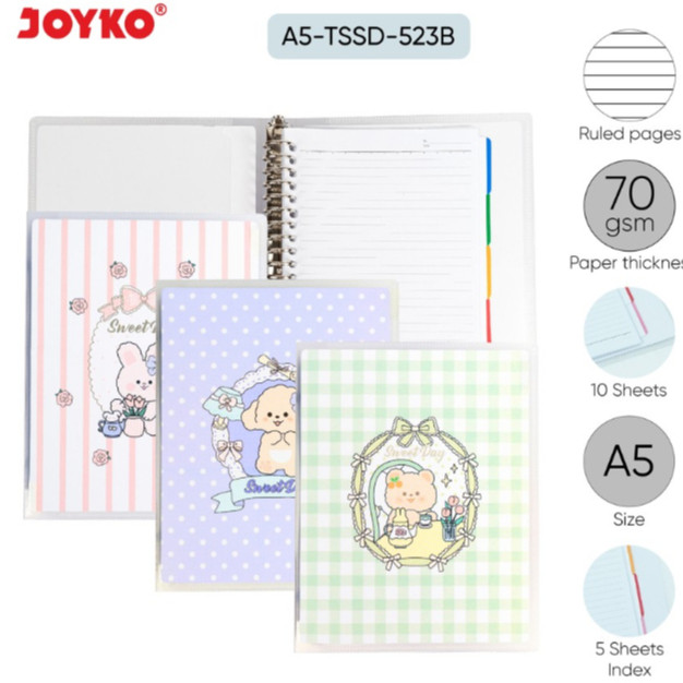 

( StaLand ) MAP BINDER Note A5 Joyko A5 A5-TSSD-523 Sweet Day Cute Animal
