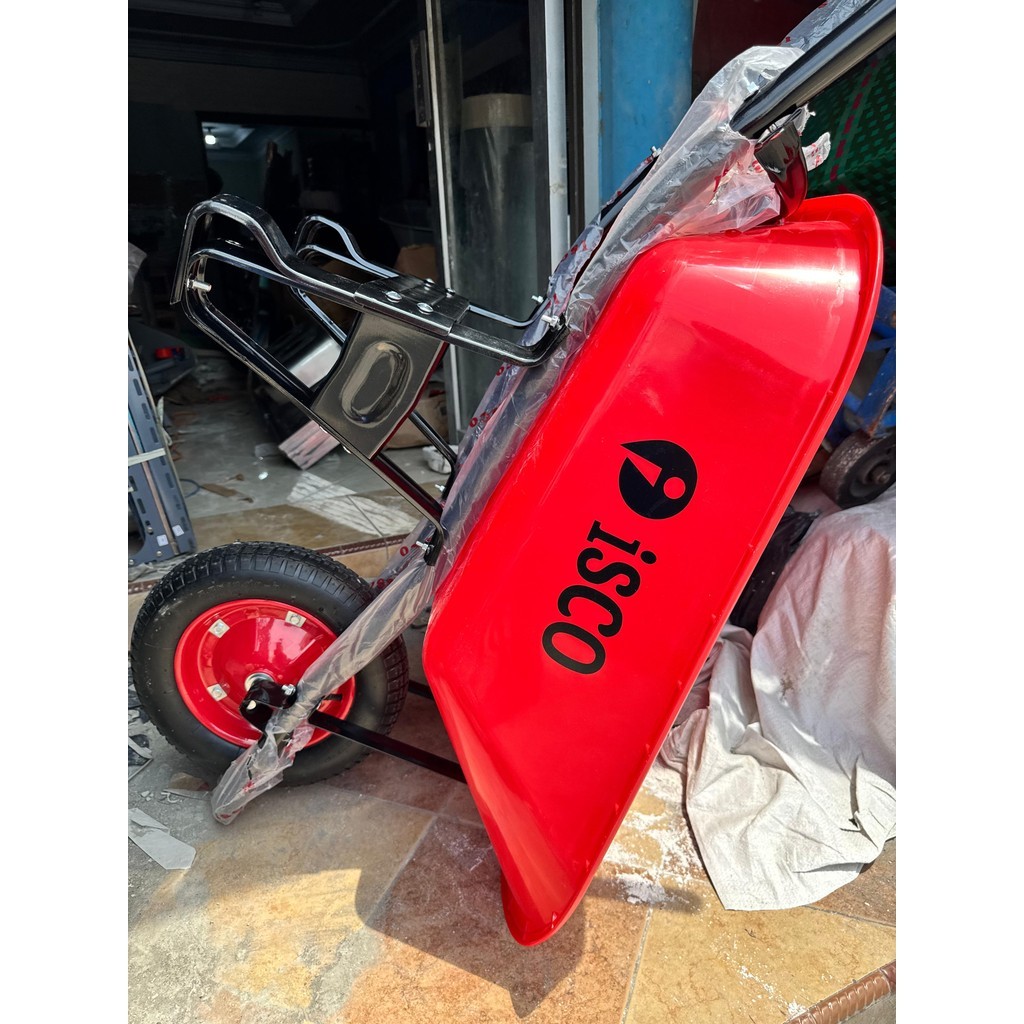 Gerobak Pasir ISCO/Gerobak pasir tebal PVC/Gerobak sorong Tebal PVC/Gerobak Dorong ISCO PVC