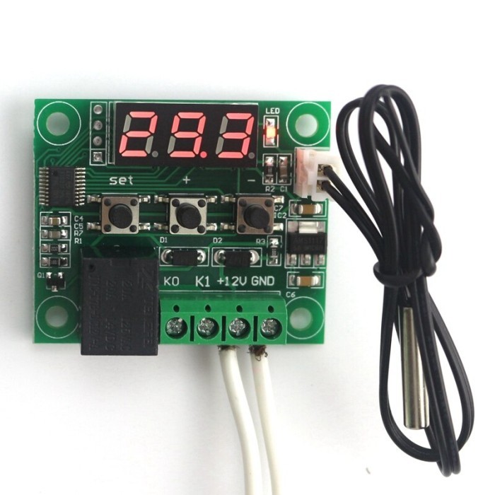 Thermostat W1209 Digital DC 12V / Termostat Modul Sensor Pengatur Suhu