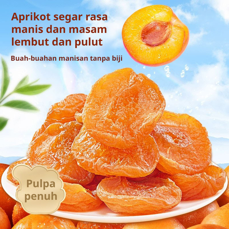 

【Kirim dalam 24 jam】[Camilan rendah gula/organik]Aprikot Kering 250 gram/Dried Apricot Premium Organic Paradise/Aprikot dikeringkan