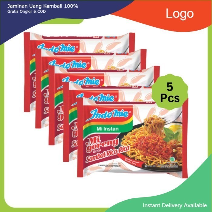 

LBJ Paket Bundling Indomie Goreng Rasa Sambal Rica-rica Isi 5 Pcs