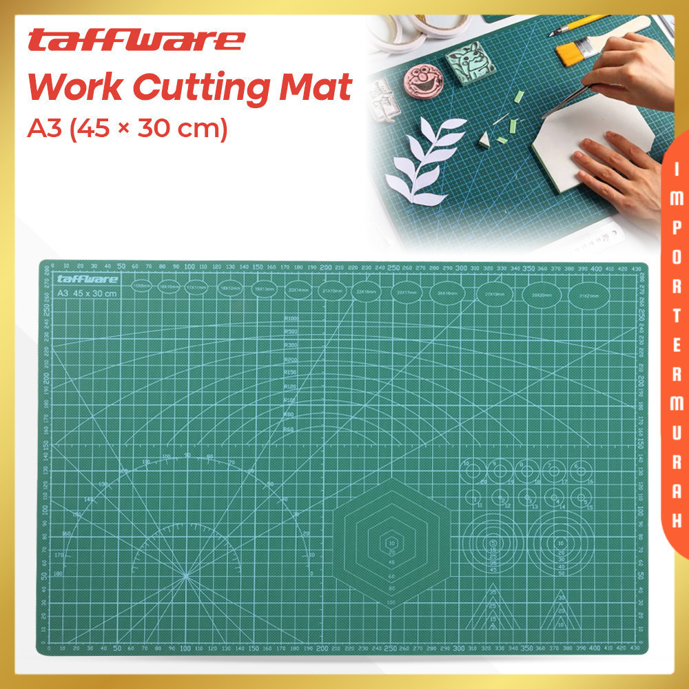 

Taffware Alas Potong Work Cutting Mat Pad A3 45x30cm