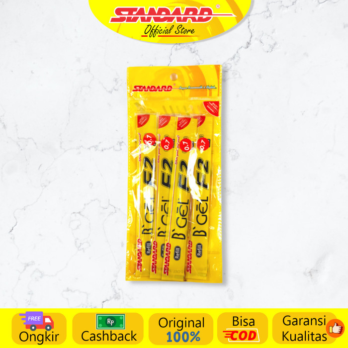 

[New Promo] [COD-XTRA Ongkir] Standard - Refill Pulepn F2 0.7 / Lusin ( Isi Pulpen, Pena, Ballpoint ) - Merah