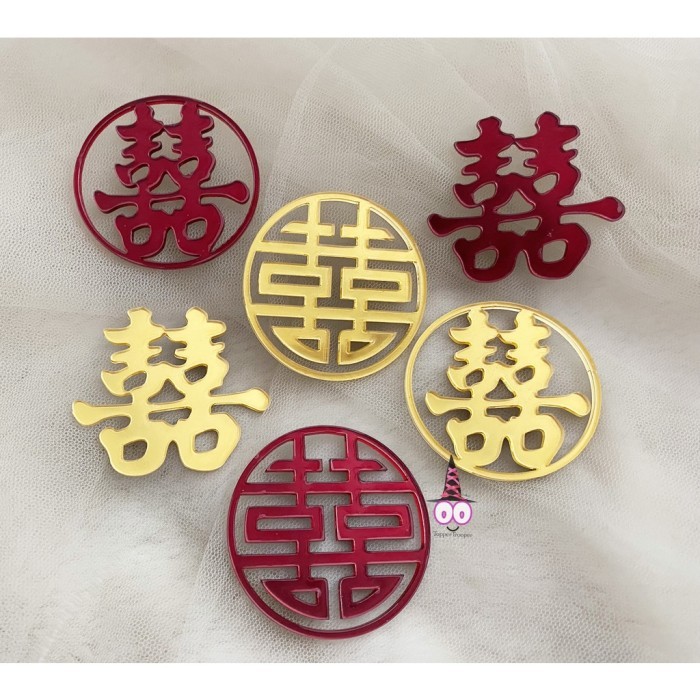 RB001 Hiasan Sangjit / Hiasan Shuangxi / Akrilik Mirror