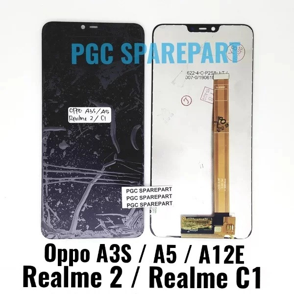 INCELL -  LCD Touchscreen cocok untuk Oppo A3S / Oppo A5 (A5 2018 / AX5) / Oppo A12E / Realme 2 / Re