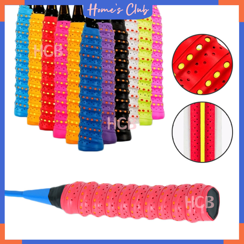 Grip Raket Badminton Karet Model Bintik / Grip Raket Badminton