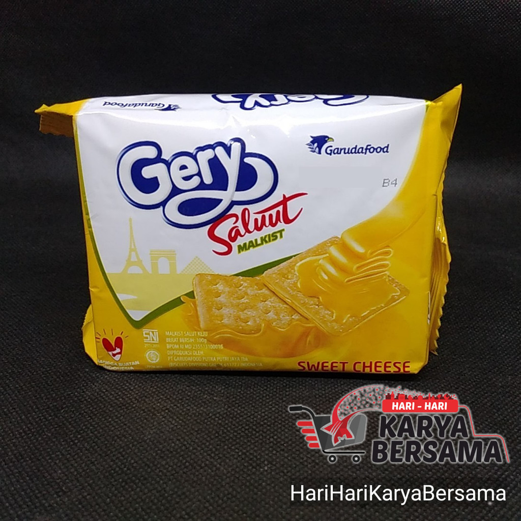 

MAKANAN RINGAN BISKUIT GERY SALUUT MALKIST SWEET CHEESE 100GR