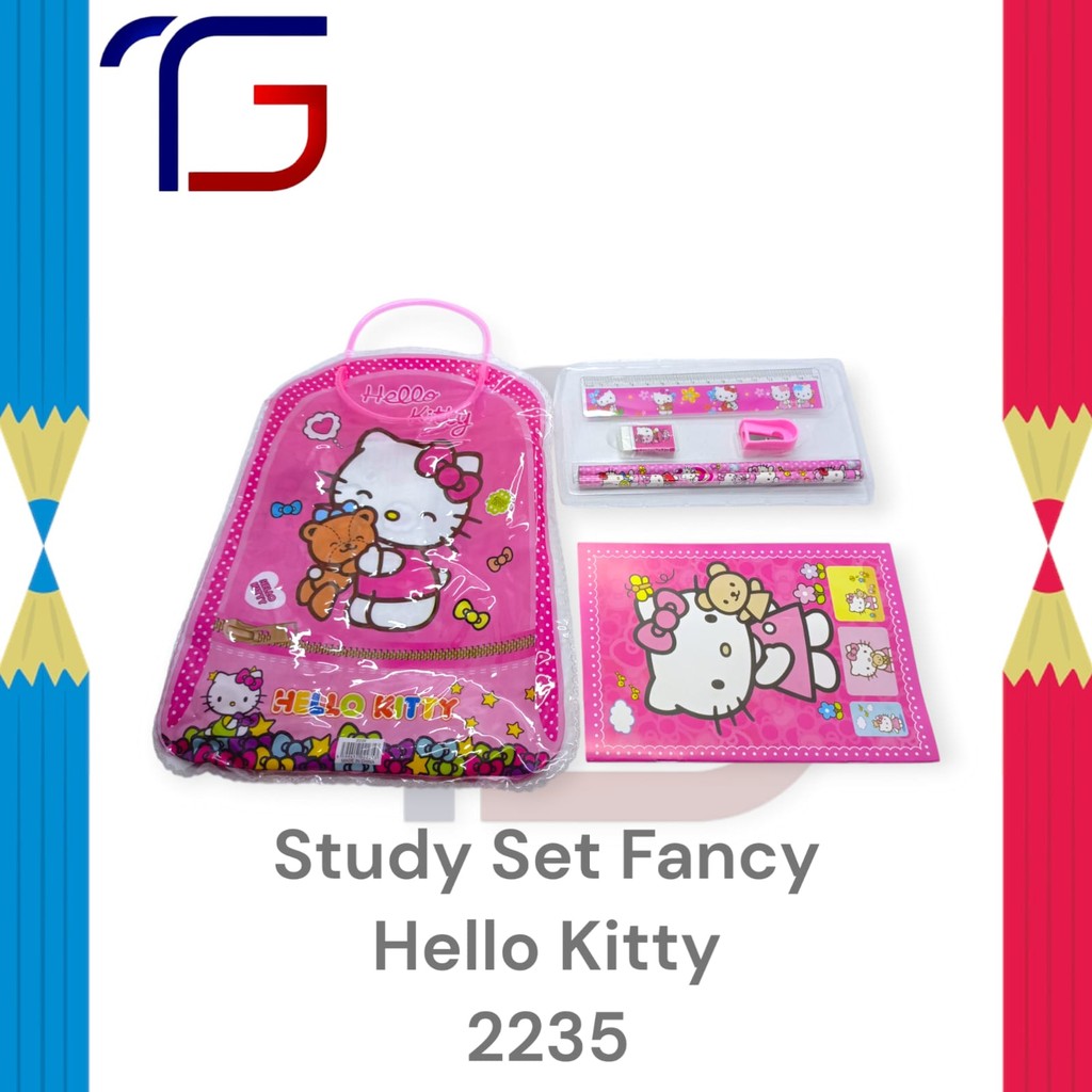 

Study Set / Paket Alat tulis Hello Kitty 2235 Motif lucu