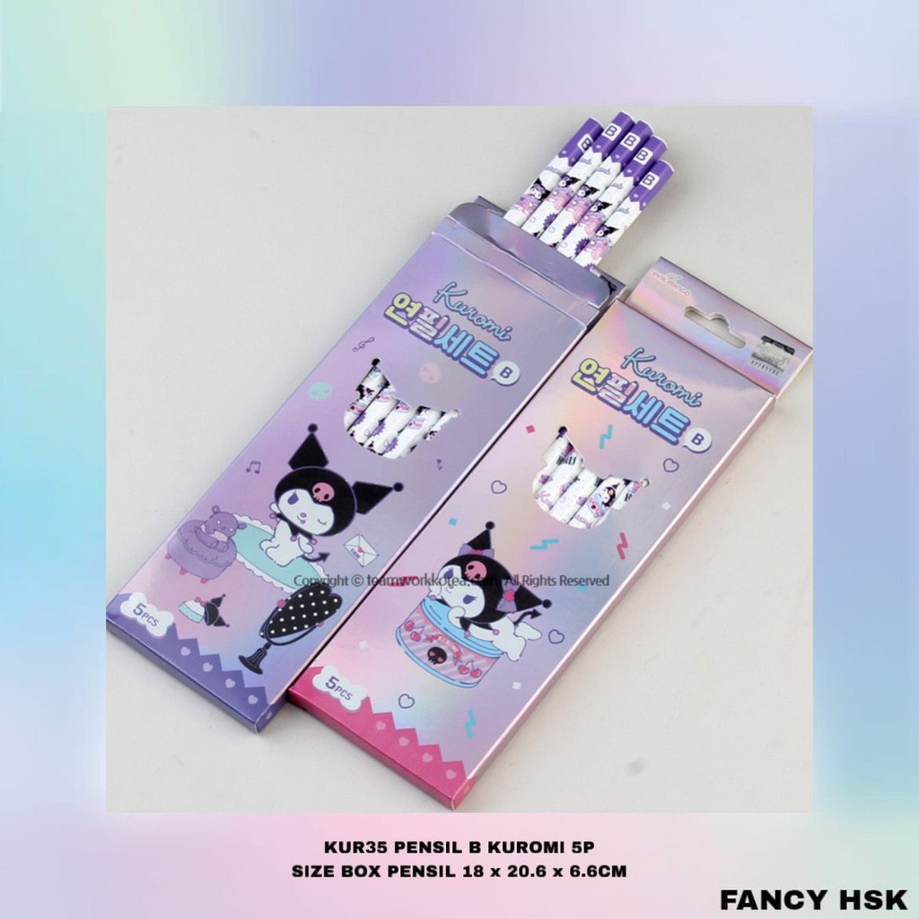 

KOREA PENSIL B KUROMI 5P RANDOM KUR35