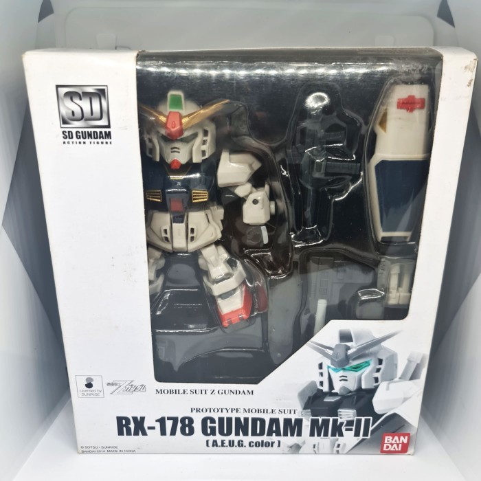 Mainan Action Figure RX-178 GUNDAM Mk-II Asia version SD Archive SD GUNDAM ORIGINAL BANDAI