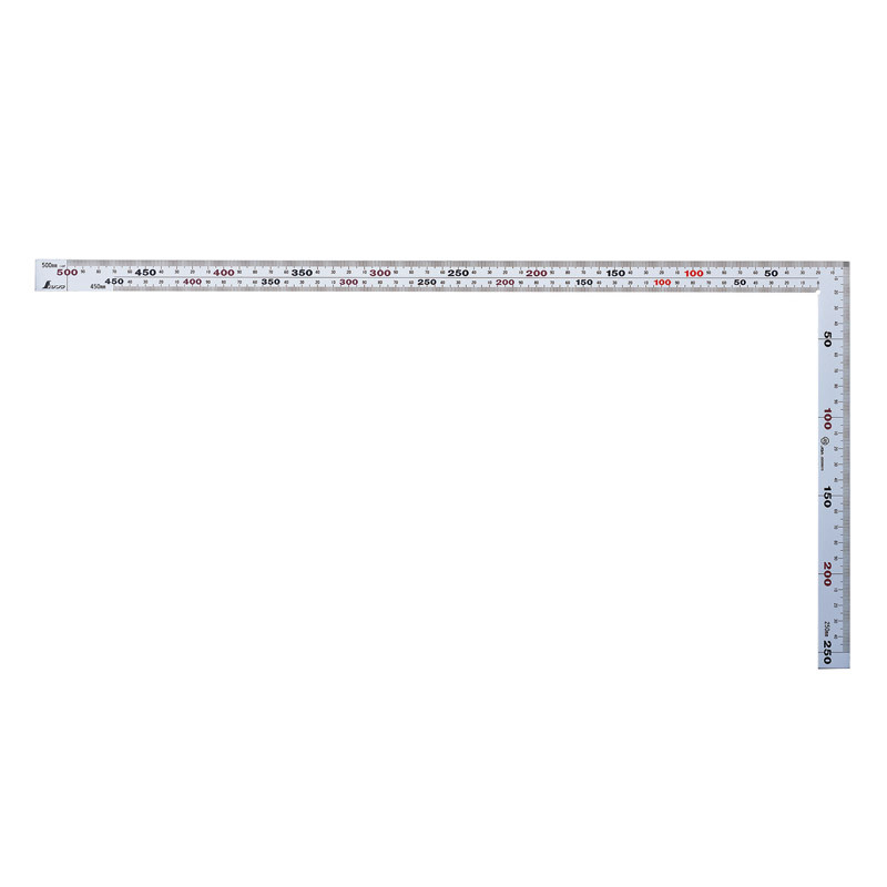 

Penguin Thickened Stainless Steel 90 Degree Woodworking Angle Crank Ruler High Precision JIS Industrial Grade10405